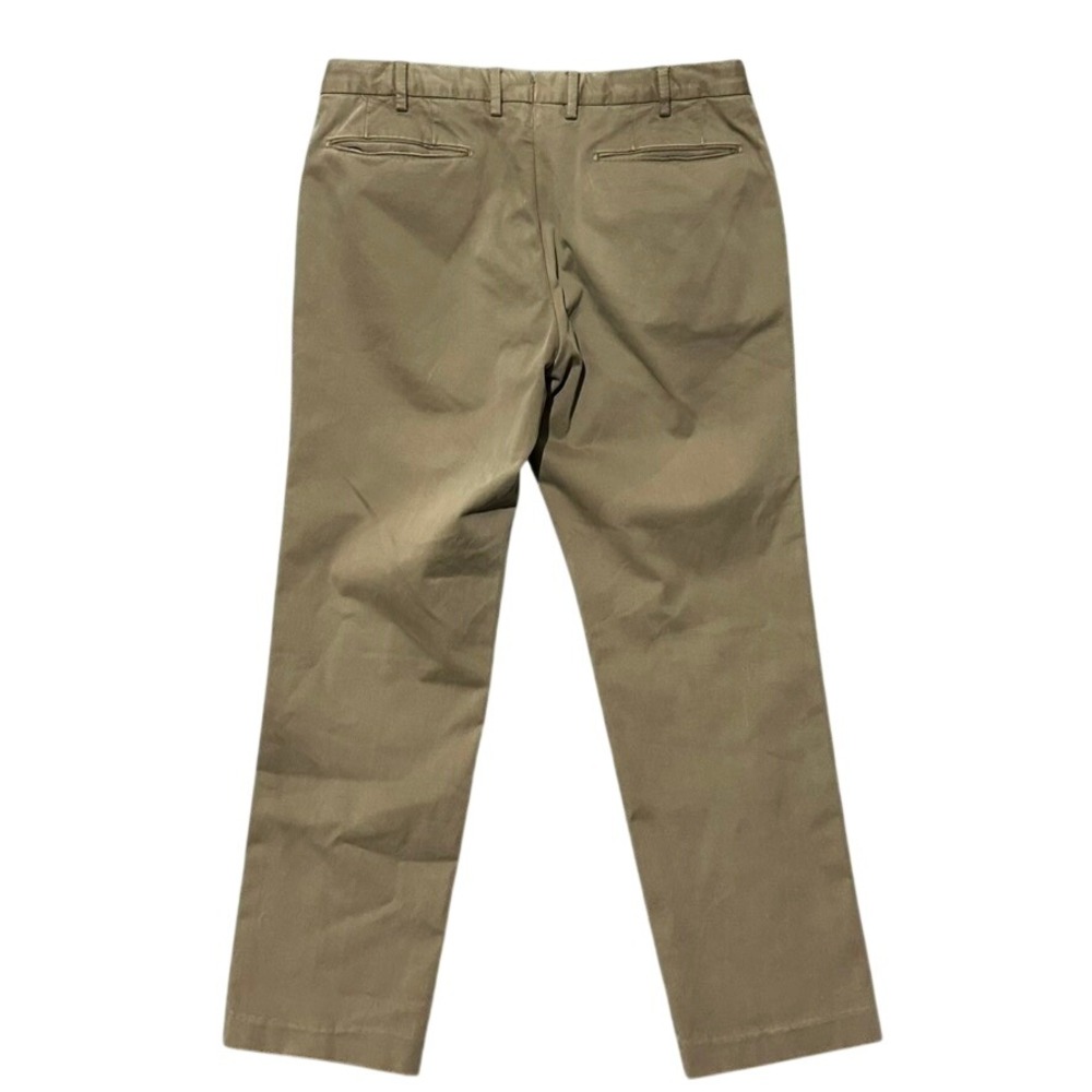 Incotex Venezia 1951 High Comfort Khaki Chino Pants Mens EU 48 US 32x28 Slim Fit - Picture 2 of 12
